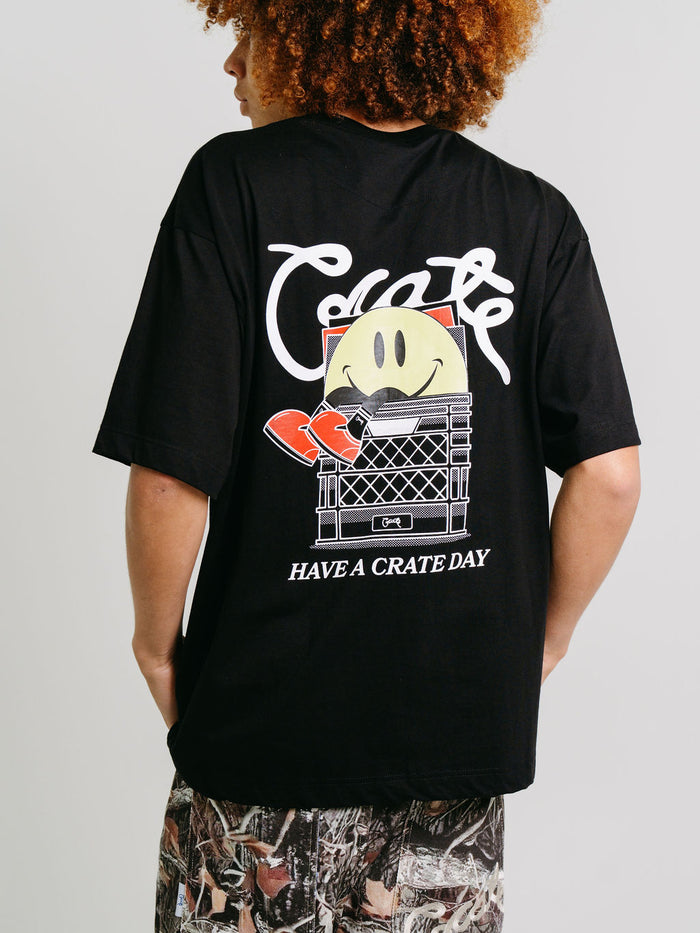 CRATE VINYL HAVE A CRATE DAY BOX FIT TEE