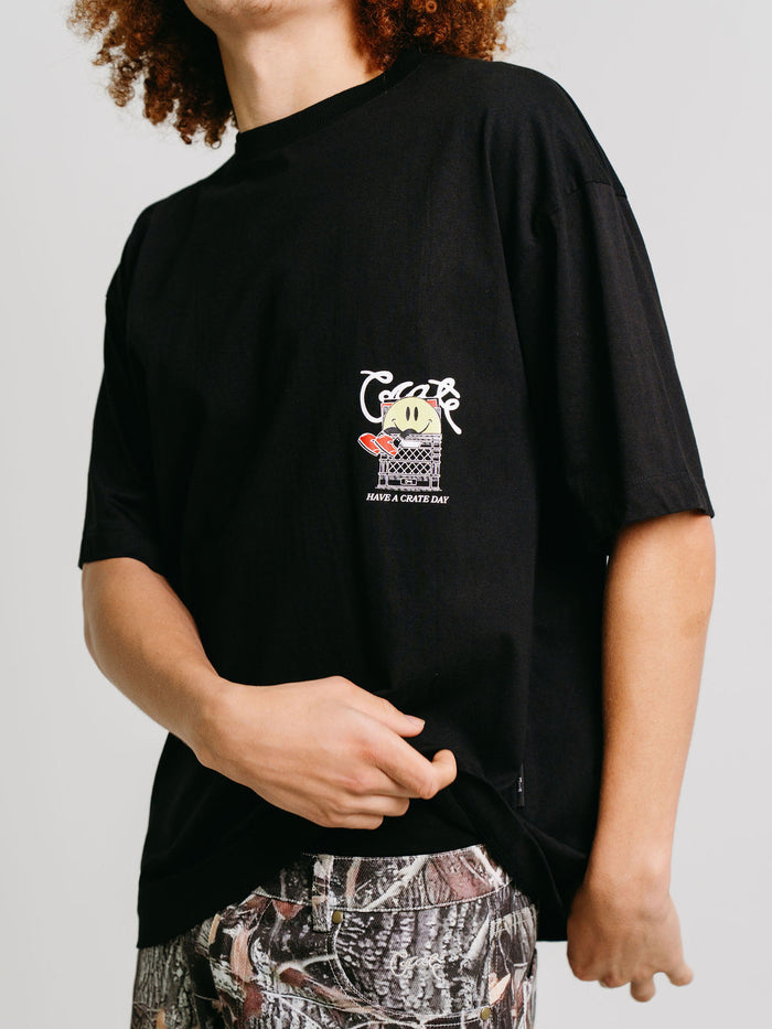 CRATE VINYL HAVE A CRATE DAY BOX FIT TEE