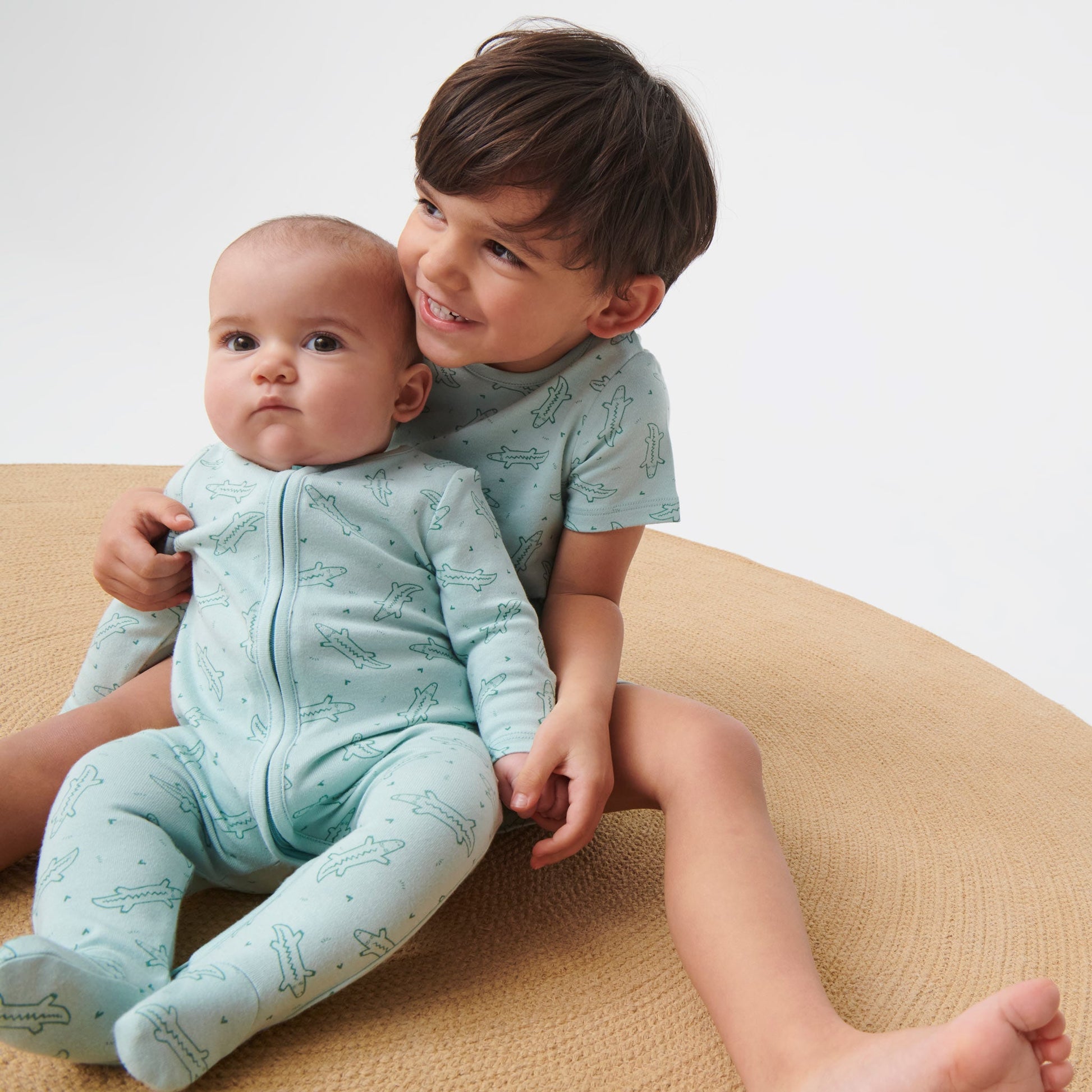 Crocodile Clever Zip Sleepsuit 4 Pack