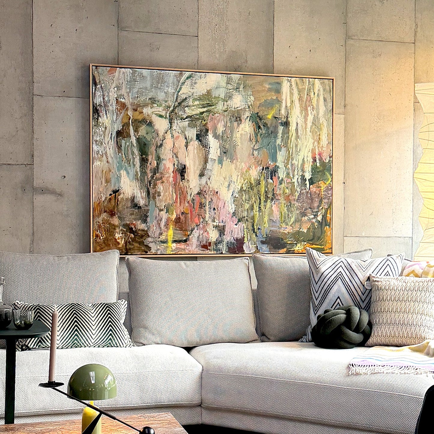 dana dion | original artwork | where silence gathered (110x150cm)