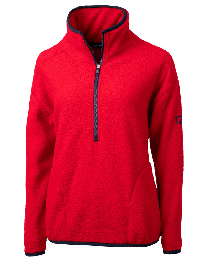 Cutter & Buck Cascade Eco Sherpa Women's Fleece Pullover Jacket