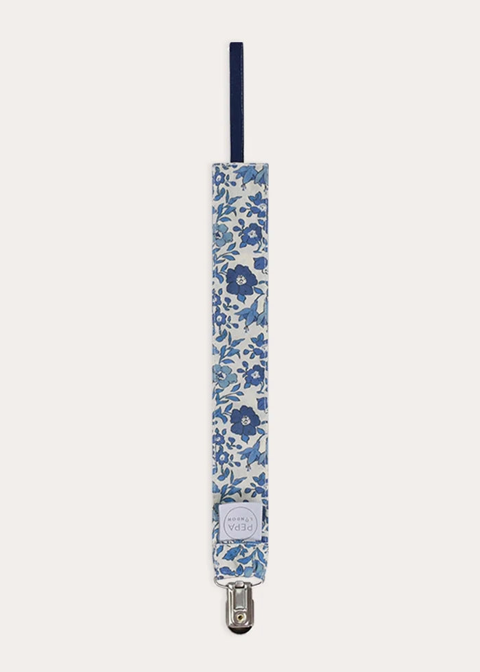 Daphne Floral Dummy Clip in Blue Accessories from Pepa London