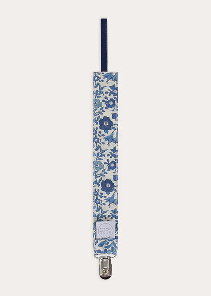 Daphne Floral Dummy Clip in Blue Accessories from Pepa London
