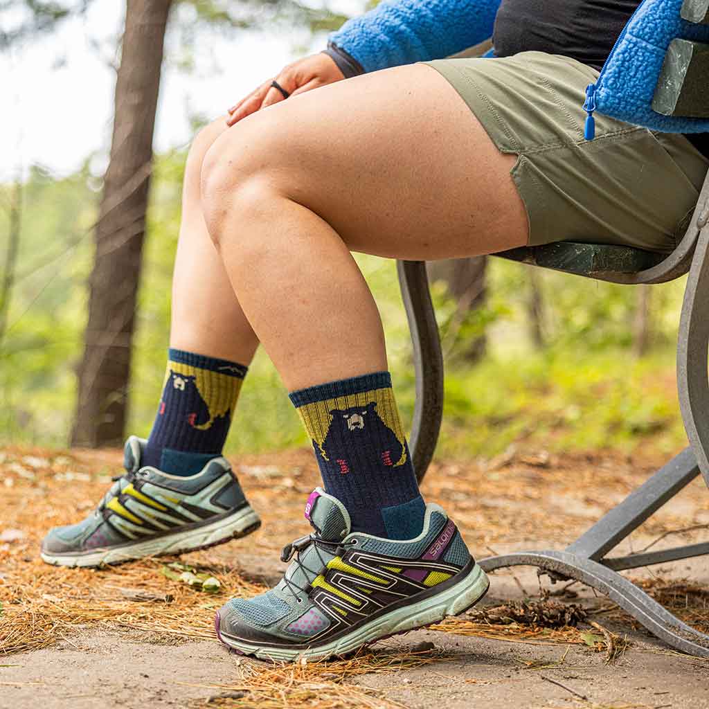 Bear Town Micro Crew Lightweight | Cushion | Women's