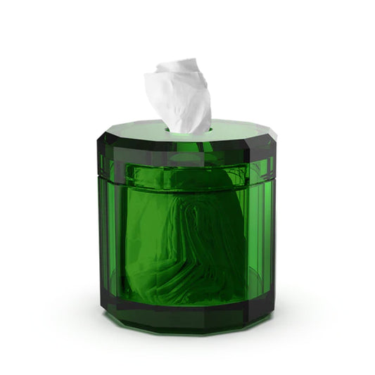 decor walther | KRISTALL collection | tissue box | english green