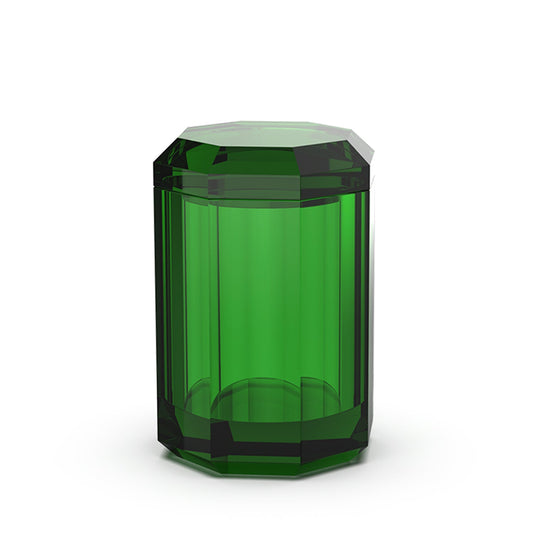 decor walther | KRISTALL collection | multi-purpose box with lid | english green