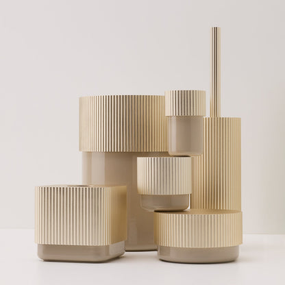 decor walther | OF.LINE series | waste bin | champagne + dune