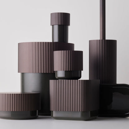 decor walther | OF.LINE series | toilet brush set | mocca + moor