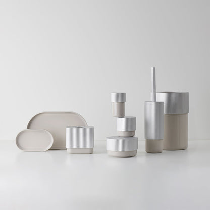 decor walther | OF.LINE series | waste bin | aqua + shell