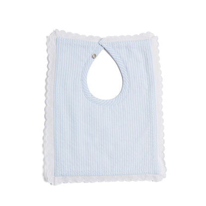 Delicate Blue Cotton Multipack Bibs ACCESSORIES from Pepa London