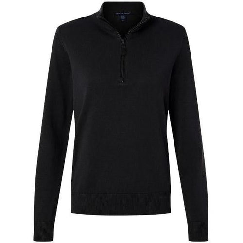 Devon & Jones Women's New Classics Quarter-Zip Sweater