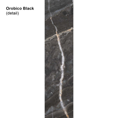 draenert | tadao table | inner rotating top | orobico black stone 160cm
