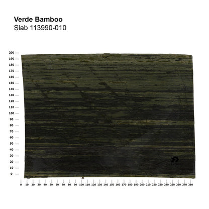 draenert | colin coffee table | verde bamboo stone + black frame
