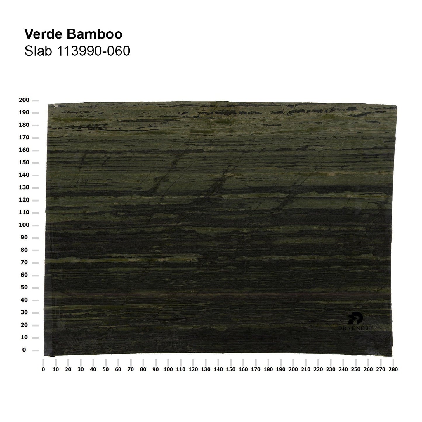 draenert | colin coffee table | verde bamboo stone + black frame
