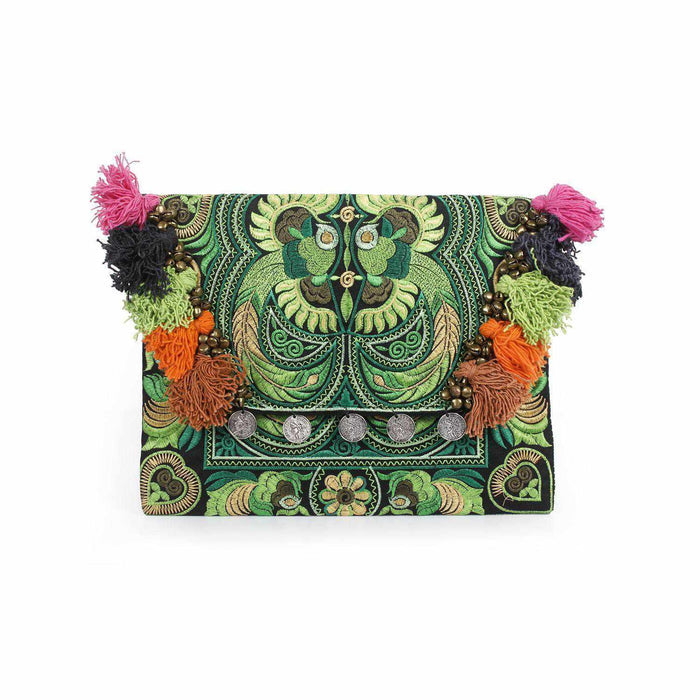 Embroidered Multi Tassel Clutch Bag iPad Case – Thailand