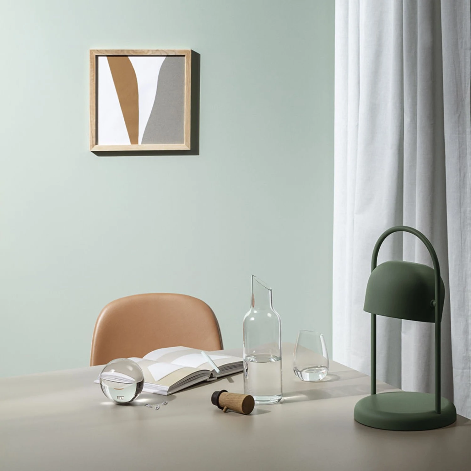 eva solo | glassware - glass carafe with wood stopper