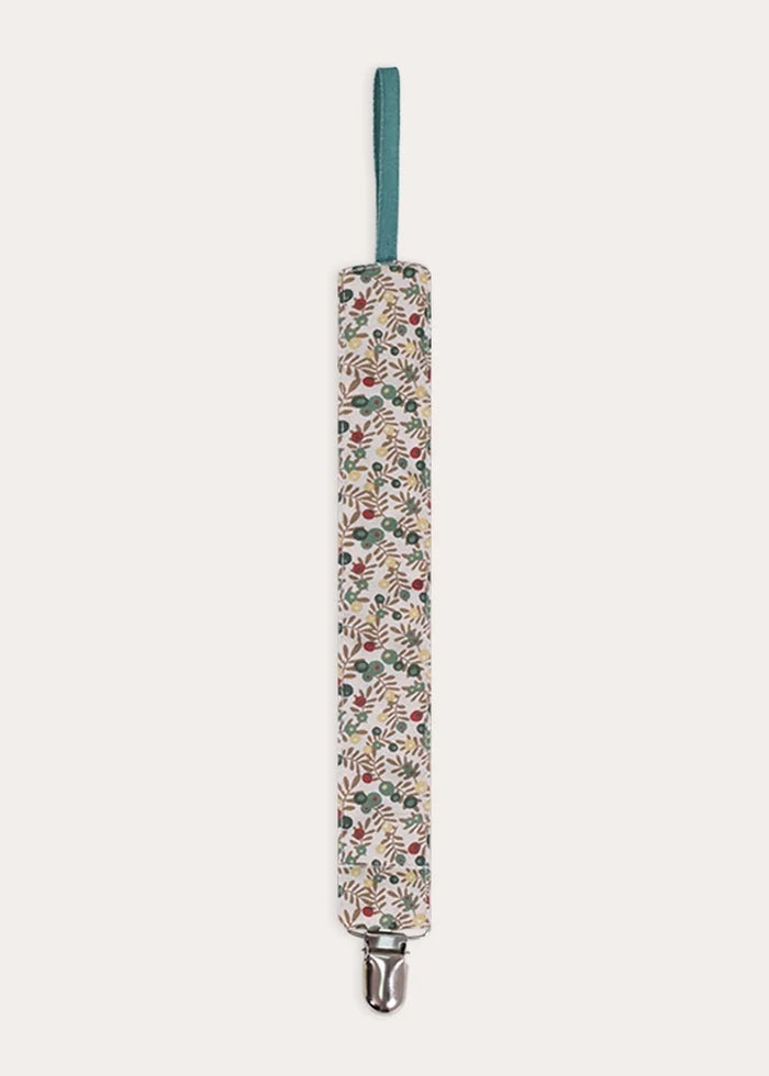 Evelyn Floral Dummy Clip in Green Accessories from Pepa London