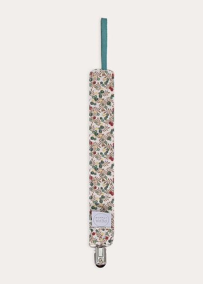 Evelyn Floral Dummy Clip in Green Accessories from Pepa London