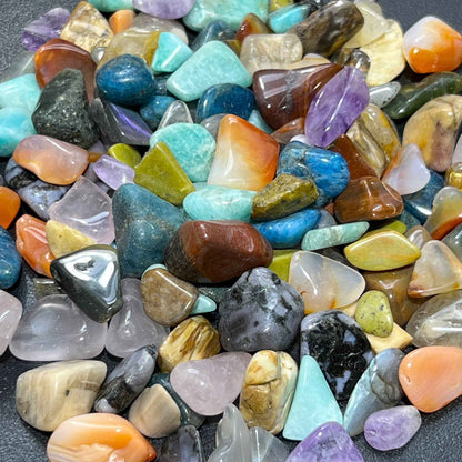 Extra Quality Premium Small Tumbled Stone Mix (By The Ounce Or Pound)