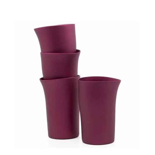 fink | beakers | set of 4 | bordeaux matte