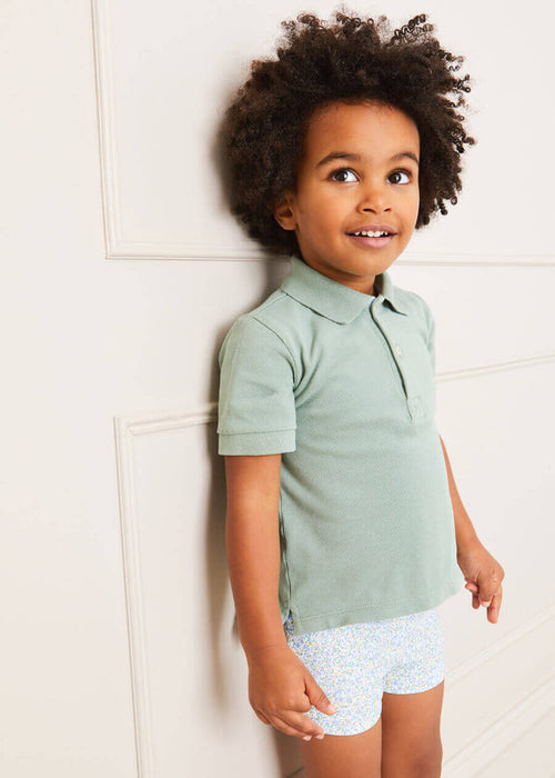 Floral Swim Shorts in Blue (12mths-6yrs) SWIMWEAR from Pepa London