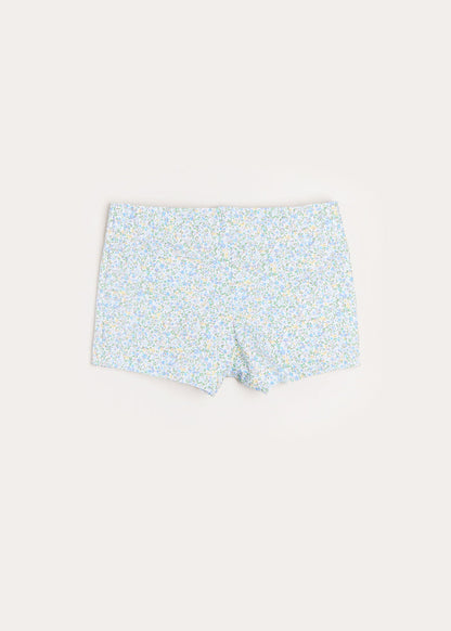 Floral Swim Shorts in Blue (12mths-6yrs) SWIMWEAR from Pepa London