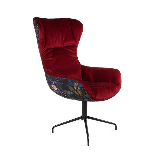 freifrau | leya grand wingback chair | star base | riga theatre + gobelin oasis