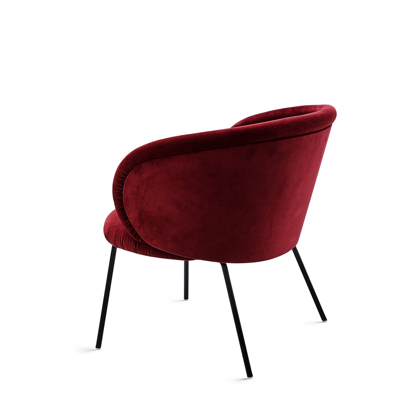 freifrau | ona cocktail armchair |  Vidar 472 + steel frame slate grey