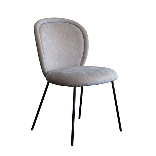 freifrau | ona side chair | steel frame black | maple 732