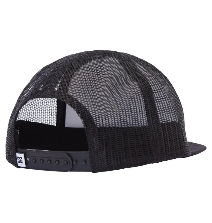 Gorra Dc Gas Station Trucker Negro Blanco