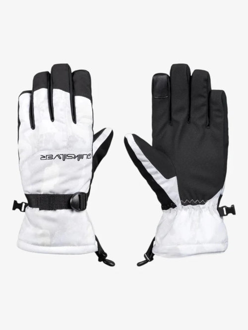 Guantes Quiksilver Snow Mission Negro Beige - Indy