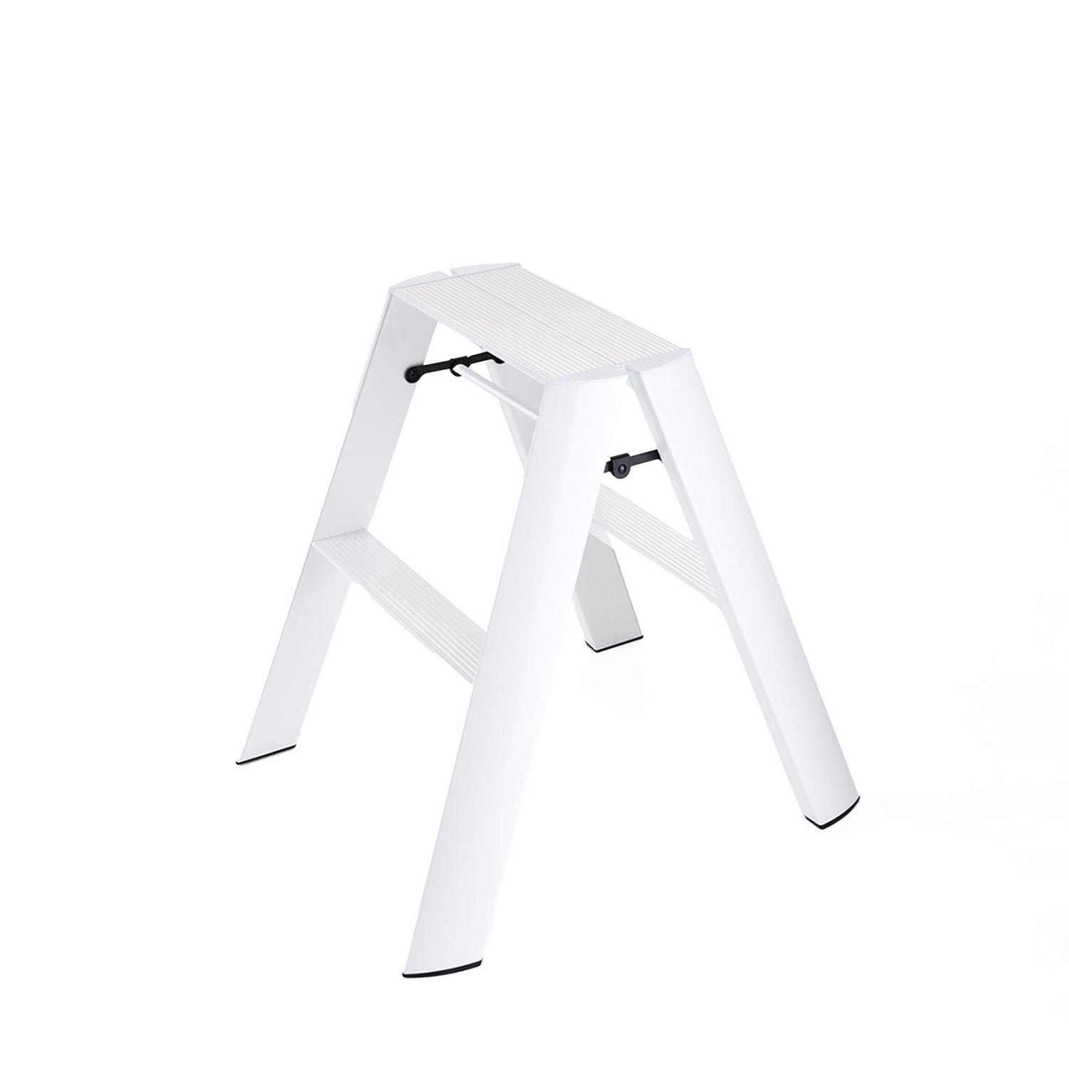 hasegawa | lucano 2 step ladder | white