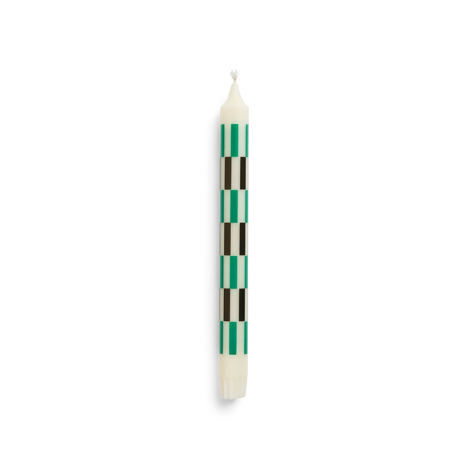 hay | cream and dark candle | set of 4