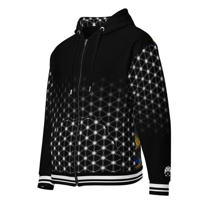 Healing Wellness Deity Sacred Geometry Unisex Zip Hoodie
