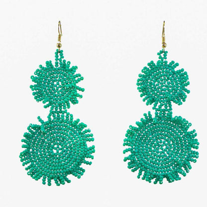 Heather Seed Bead Earrings - Guatemala