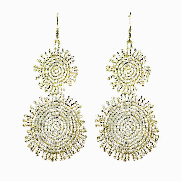 Heather Seed Bead Earrings - Guatemala