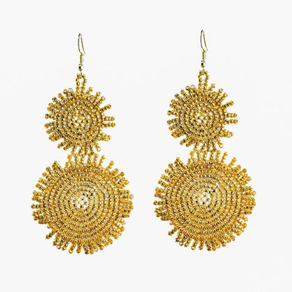 Heather Seed Bead Earrings - Guatemala