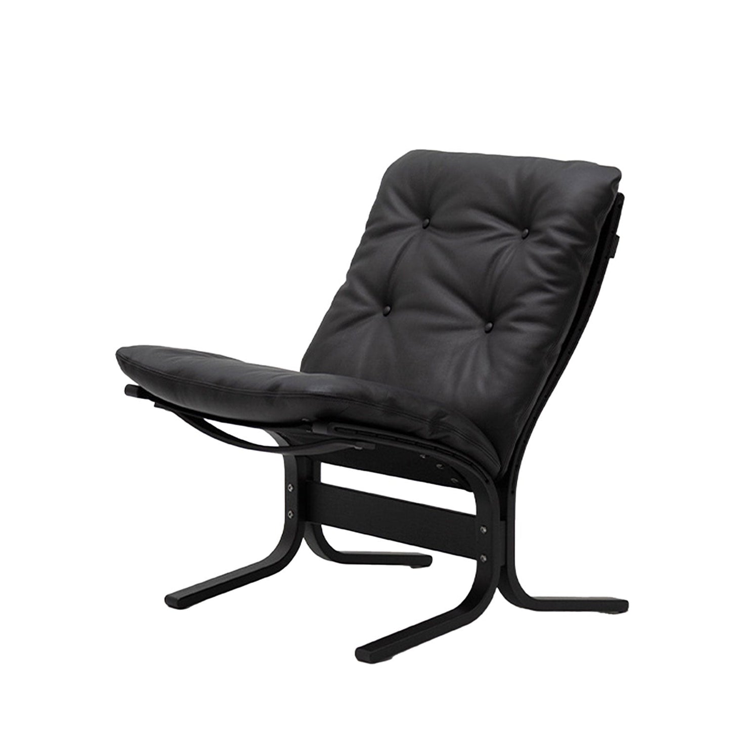 hjelle | siesta classic 302 chair | low back | black oak + hemsen HA19 leather