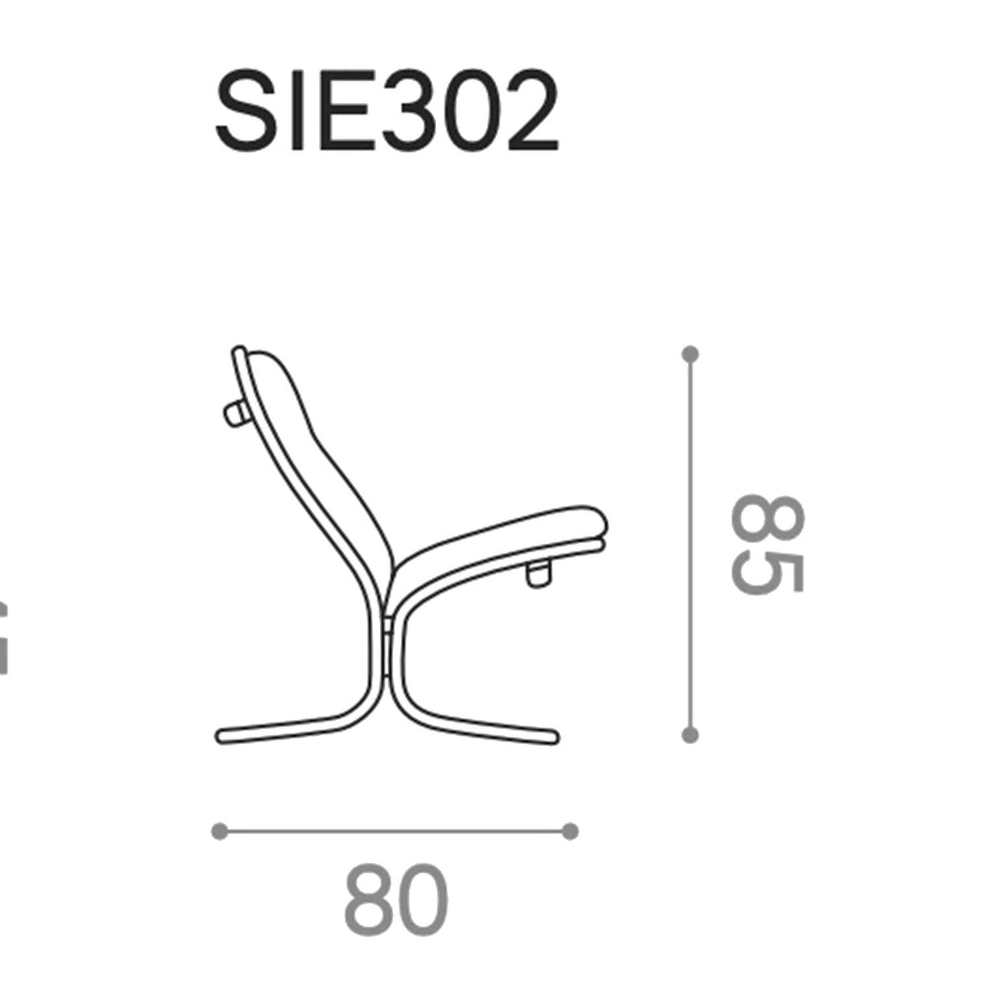 hjelle | siesta classic 302 chair | low back | oak + hemsen HA19 leather