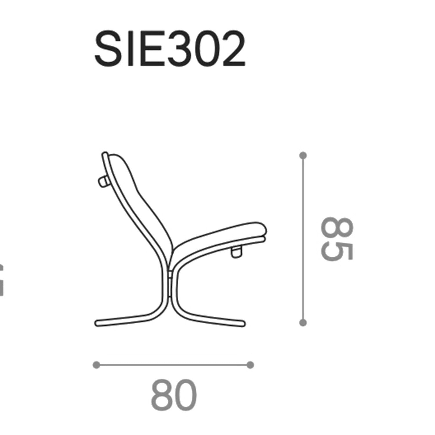 hjelle | siesta classic 302 chair | low back | oak + hemsen HA19 leather