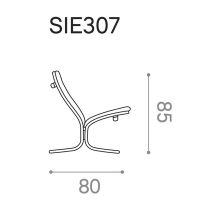 hjelle | siesta fiora 307 chair | low back | oak + rustical tan leather