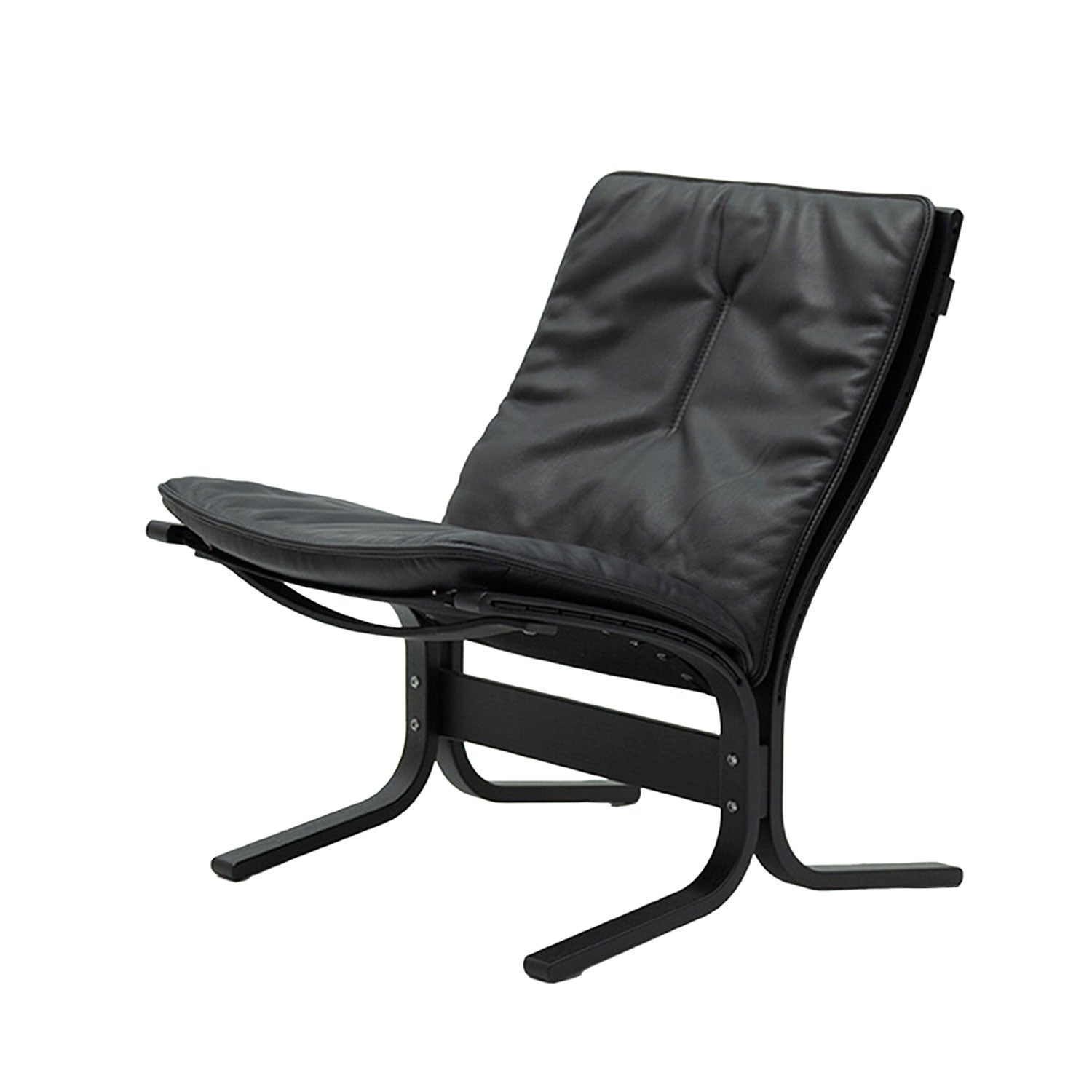 hjelle | siesta fiora 307 chair | low back | black oak + hemsen HA19 leather
