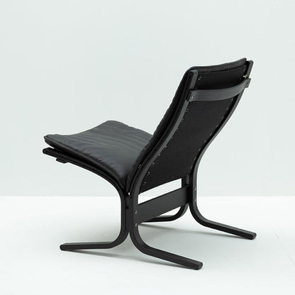 hjelle | siesta fiora 307 chair | low back | black oak + hemsen HA19 leather