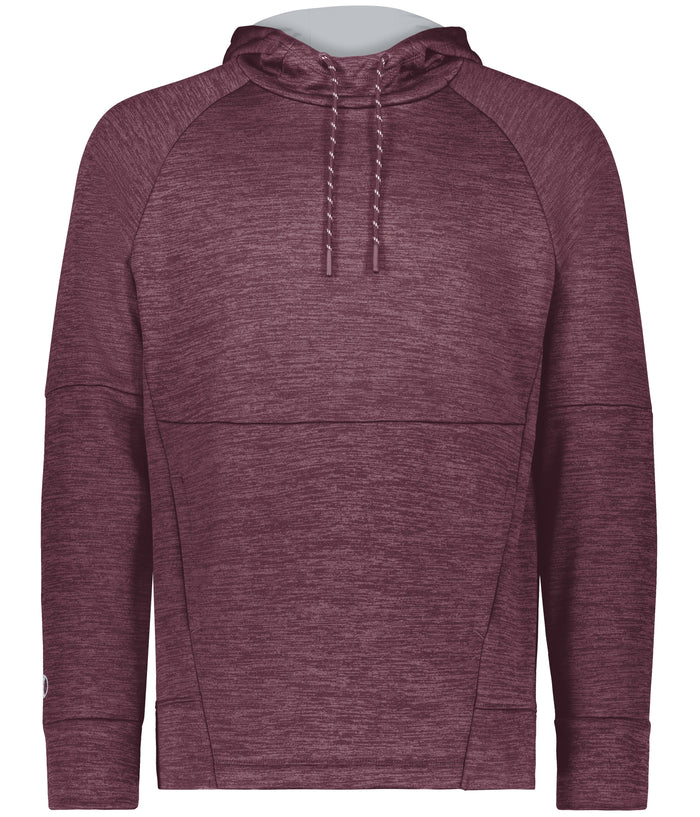 Maroon Heather/Silver / S