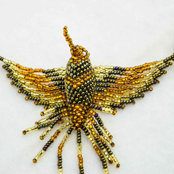 Hummingbird Seed Bead Necklace Assorted - Guatemala