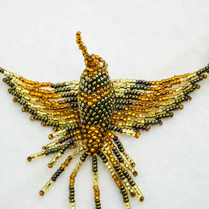Hummingbird Seed Bead Necklace Assorted - Guatemala