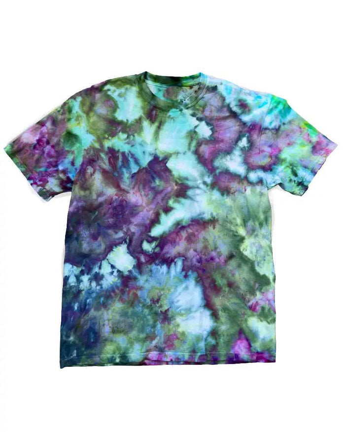 Ice-Dyed T-Shirt – Psychedelic Garden