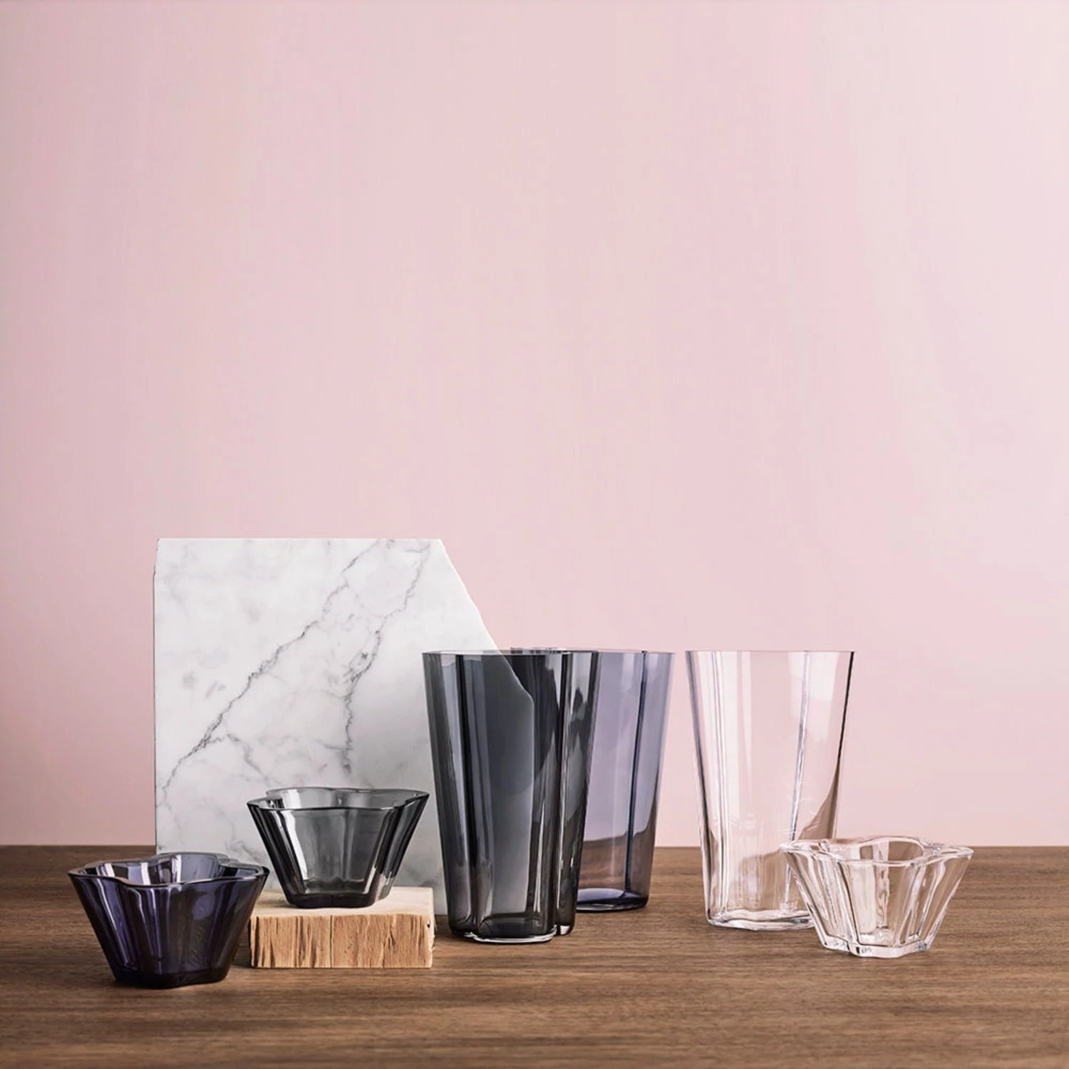 iittala | aalto finlandia vase | dark grey