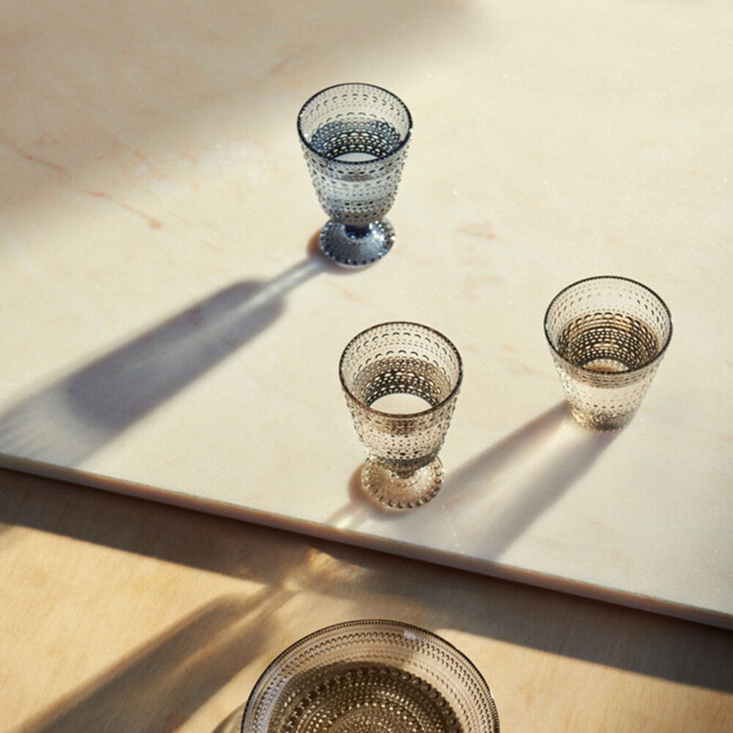 iittala | kastehelmi universal glass | set of 2 | aqua ~ DC