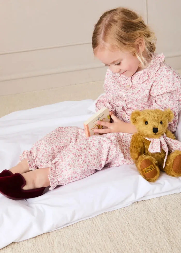Jane Floral Pyjamas in Pink (18mths-10yrs) NIGHTWEAR from Pepa London